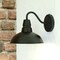 Vaxcel Buena Park Metal 1 Light Dusk to Dawn Black Outdoor Dome Barn Wall Lantern T0650 - alternate 1